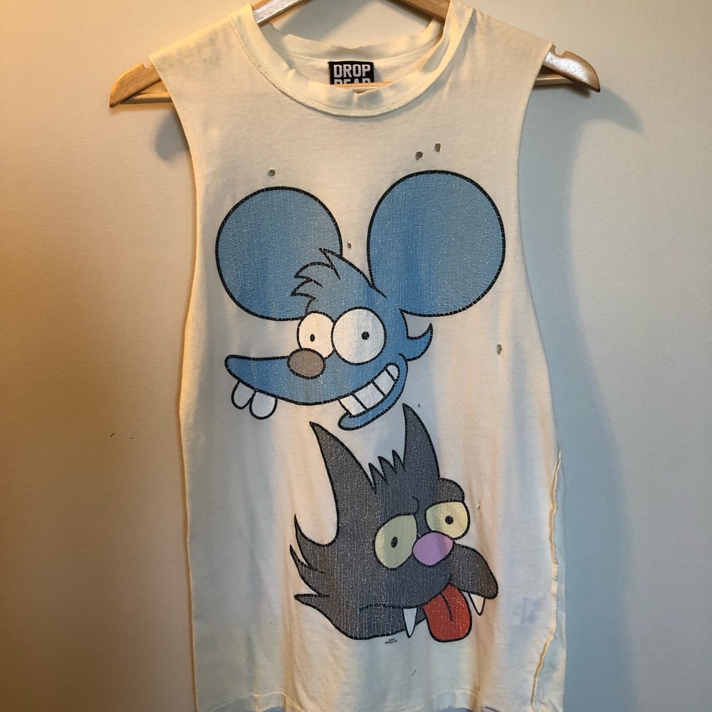 Dropdead X-small itchy and scratchy muscle t-shirt